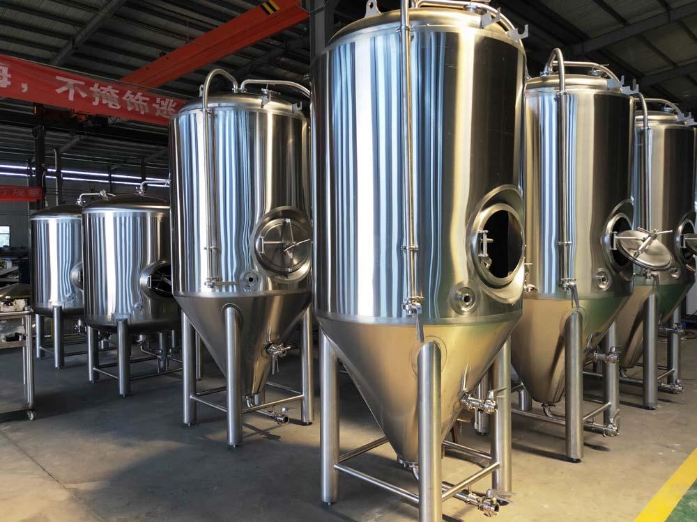 20 bbl Jacketed conical ferme